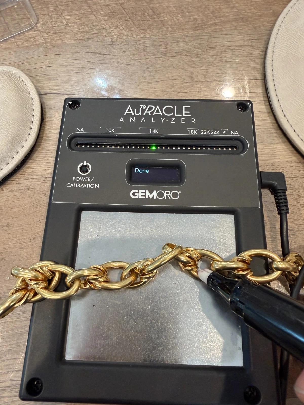 Or jaune italien 14K lourd  29.78 Grammes 9