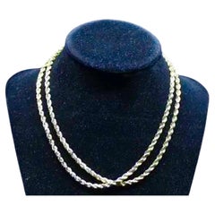 Heavy Italian 14k Yellow Gold Link Chain Necklace