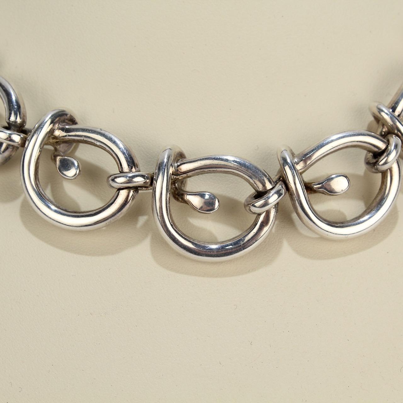 sterling silver dog chain collar