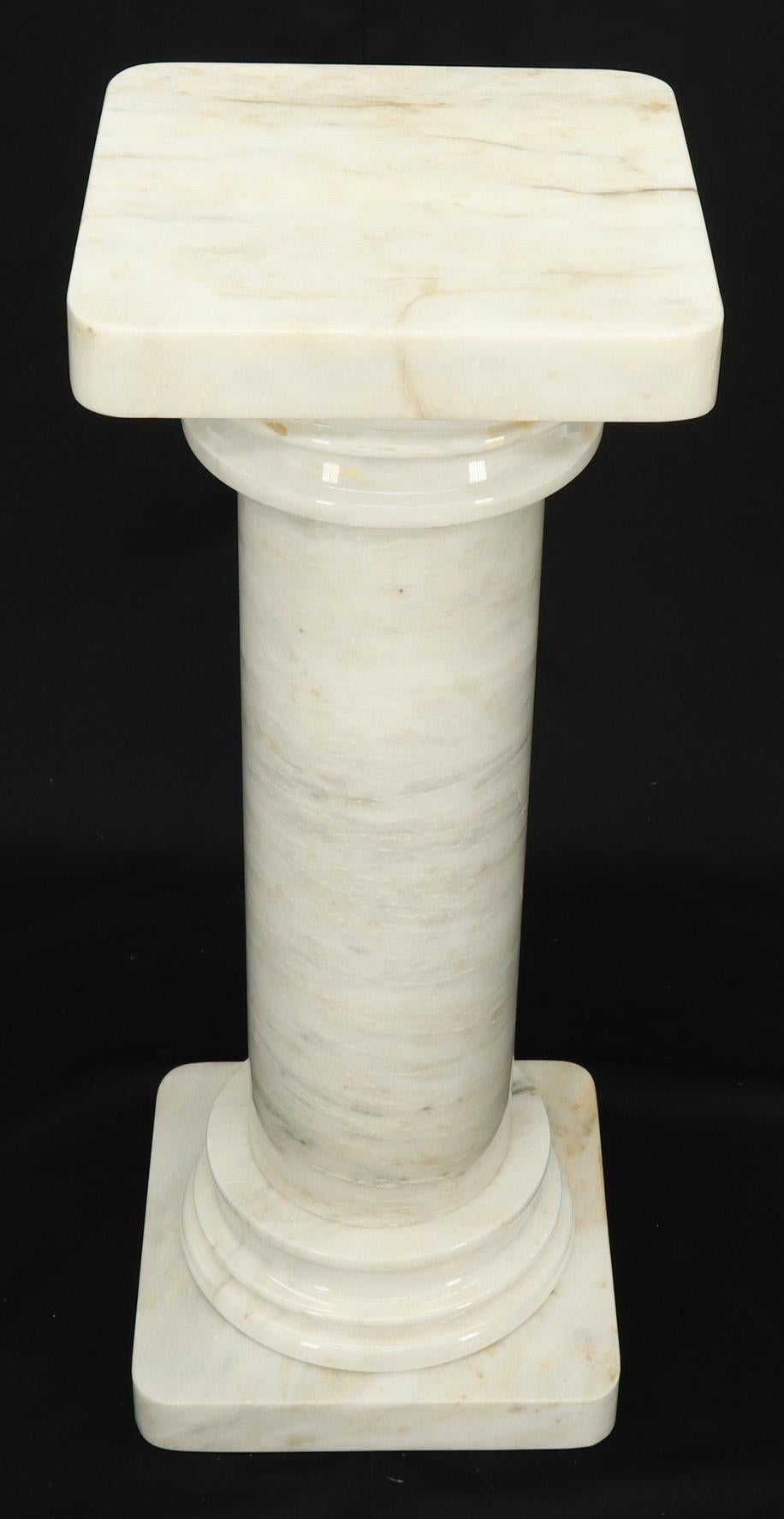 Heavy Marble Round and Square Pedestal 3
