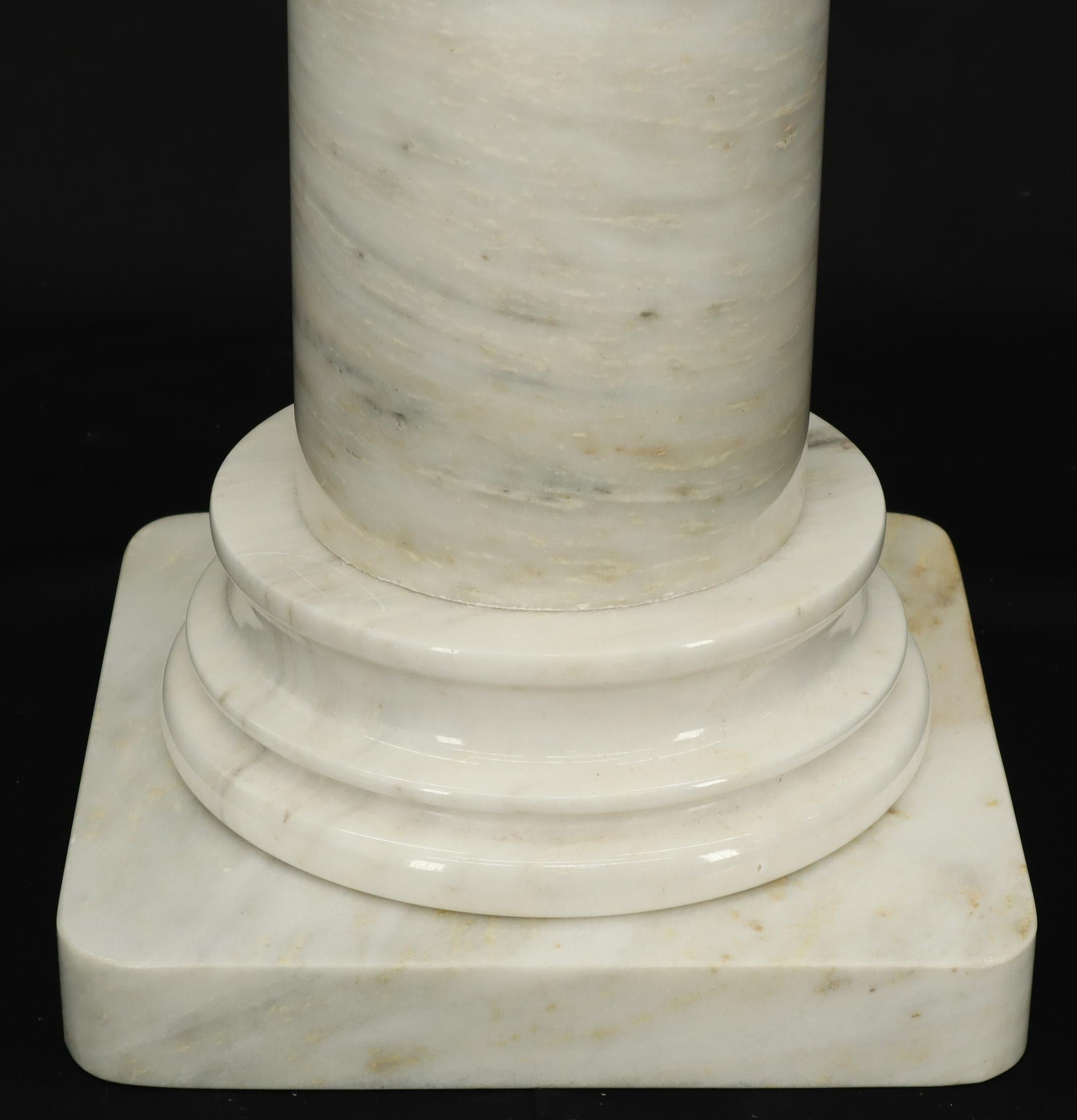 Heavy Marble Round and Square Pedestal 1