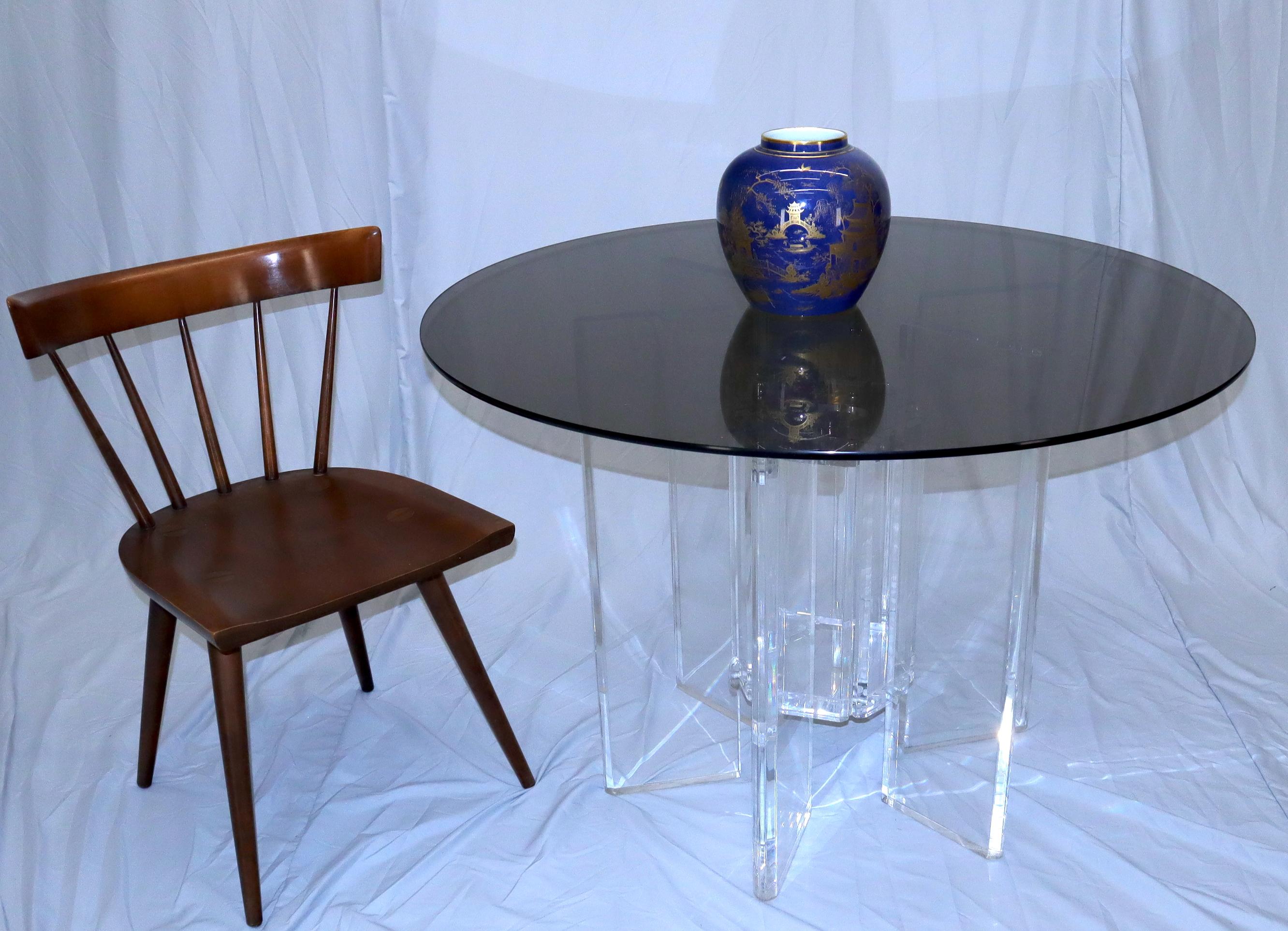 lucite dining table