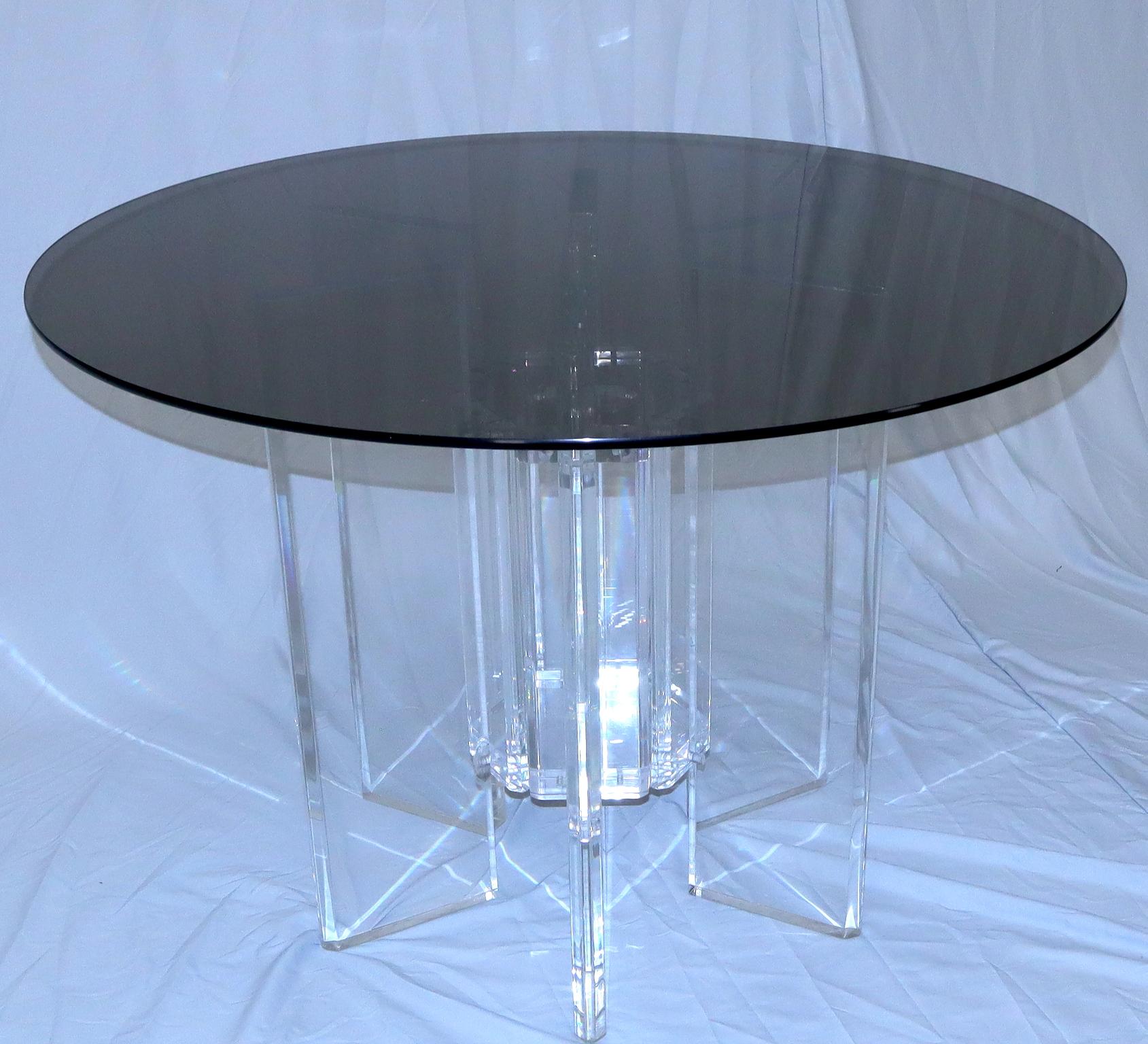 lucite dining tables