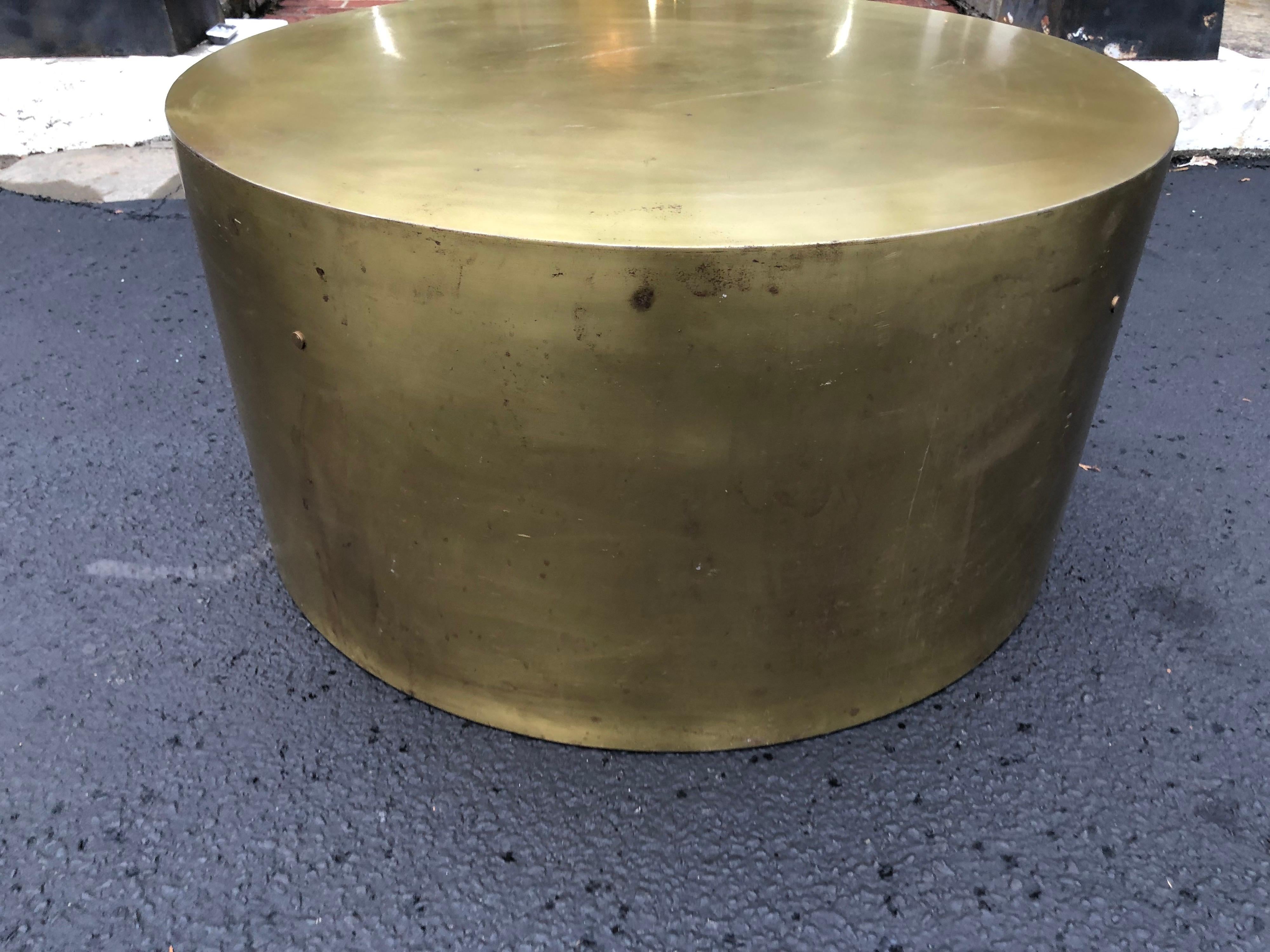 Heavy Metal Drum Coffee Table at 1stDibs