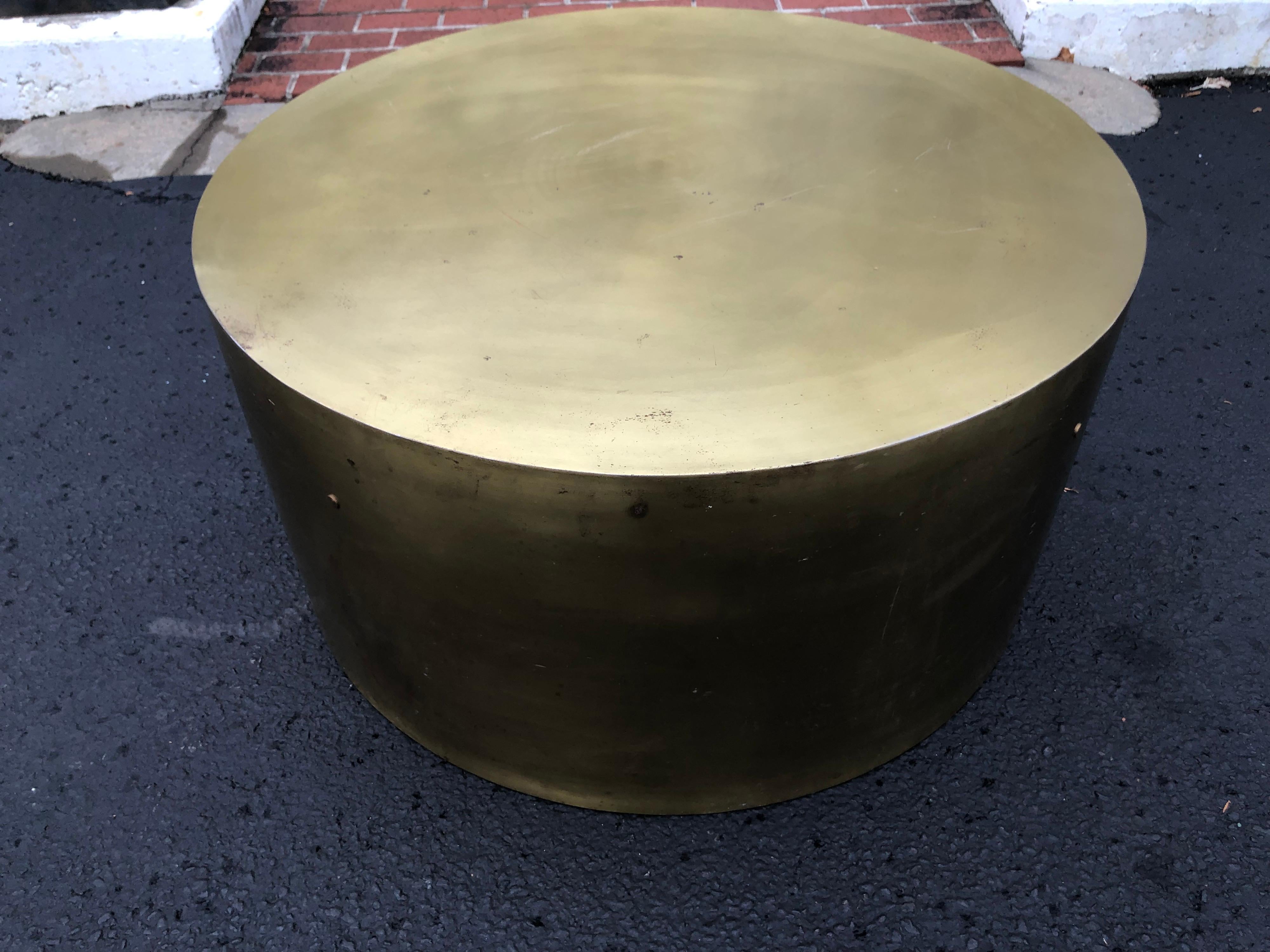 Heavy Metal Drum Coffee Table at 1stDibs