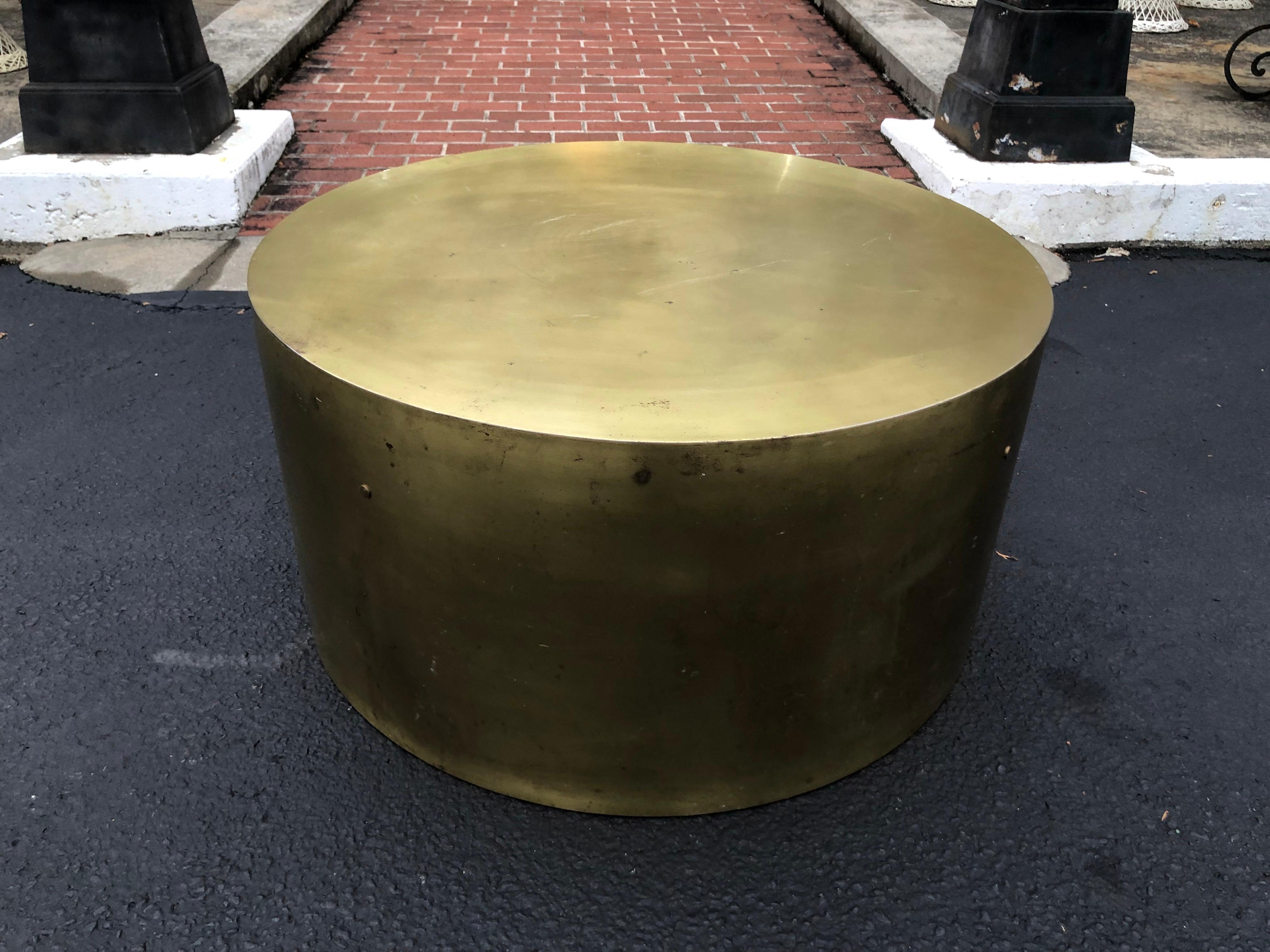 Heavy Metal Drum Coffee Table at 1stDibs