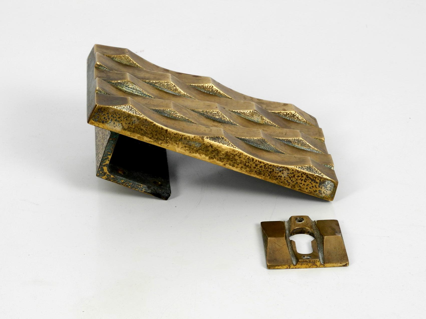 brass door handles with keyhole
