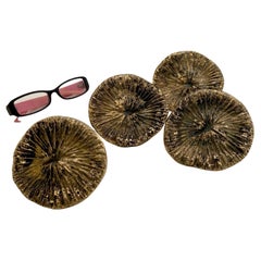 Heavy Organic Gilt Brass or Bronze Pull Handles for Doors, Drawers, Cupboards...