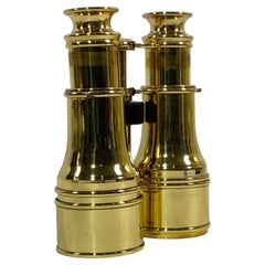 Heavy Pair of Highly Polished Library Binoculars