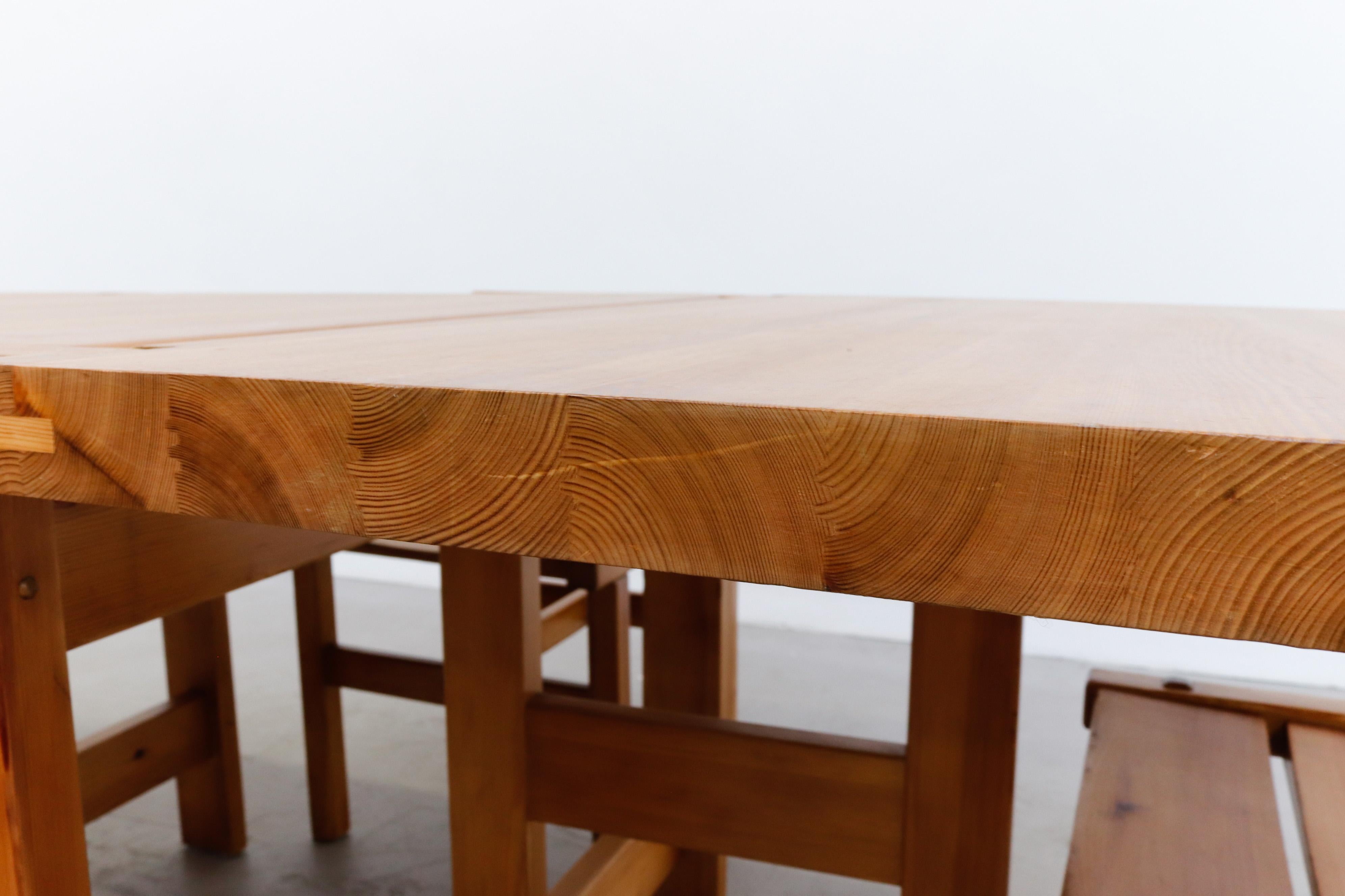 Heavy Pine “Trybo” Dining Set by Edvin Helseth 7