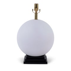 Heavy Round Plaster Table Lamp