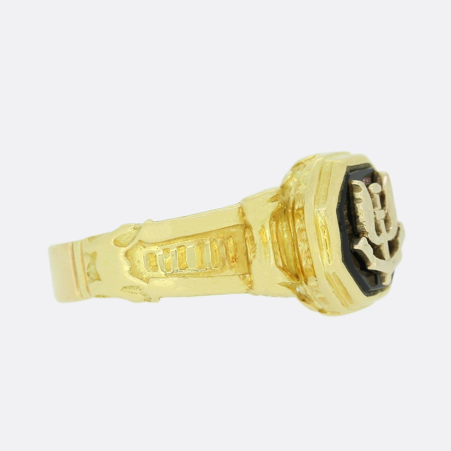 Rough Cut Heavy SAS Gents Ring
