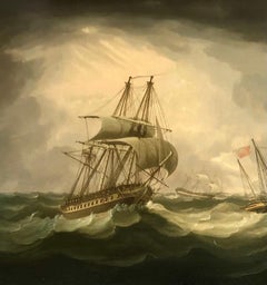 "Heavy Seas Off Dover" by Thomas Buttersworth