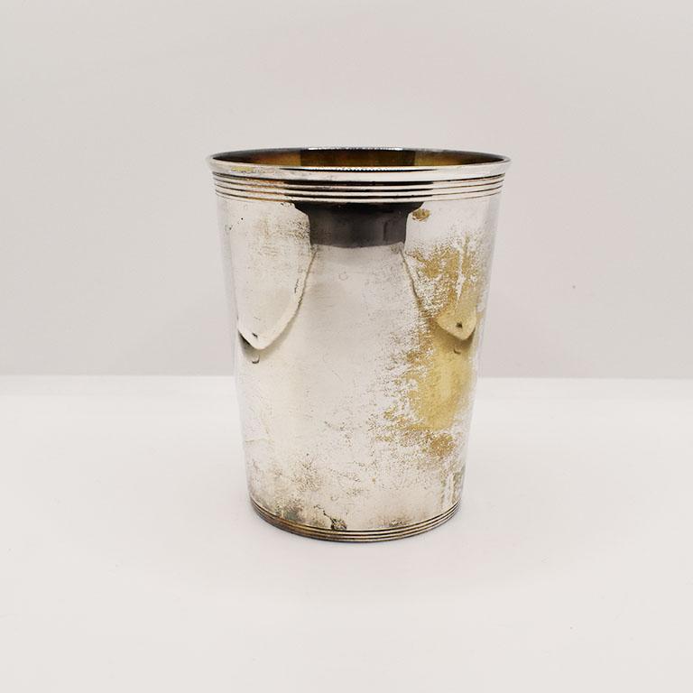 Heavy Silver Plated Mint Julep Cup by Godinger India at 1stDibs