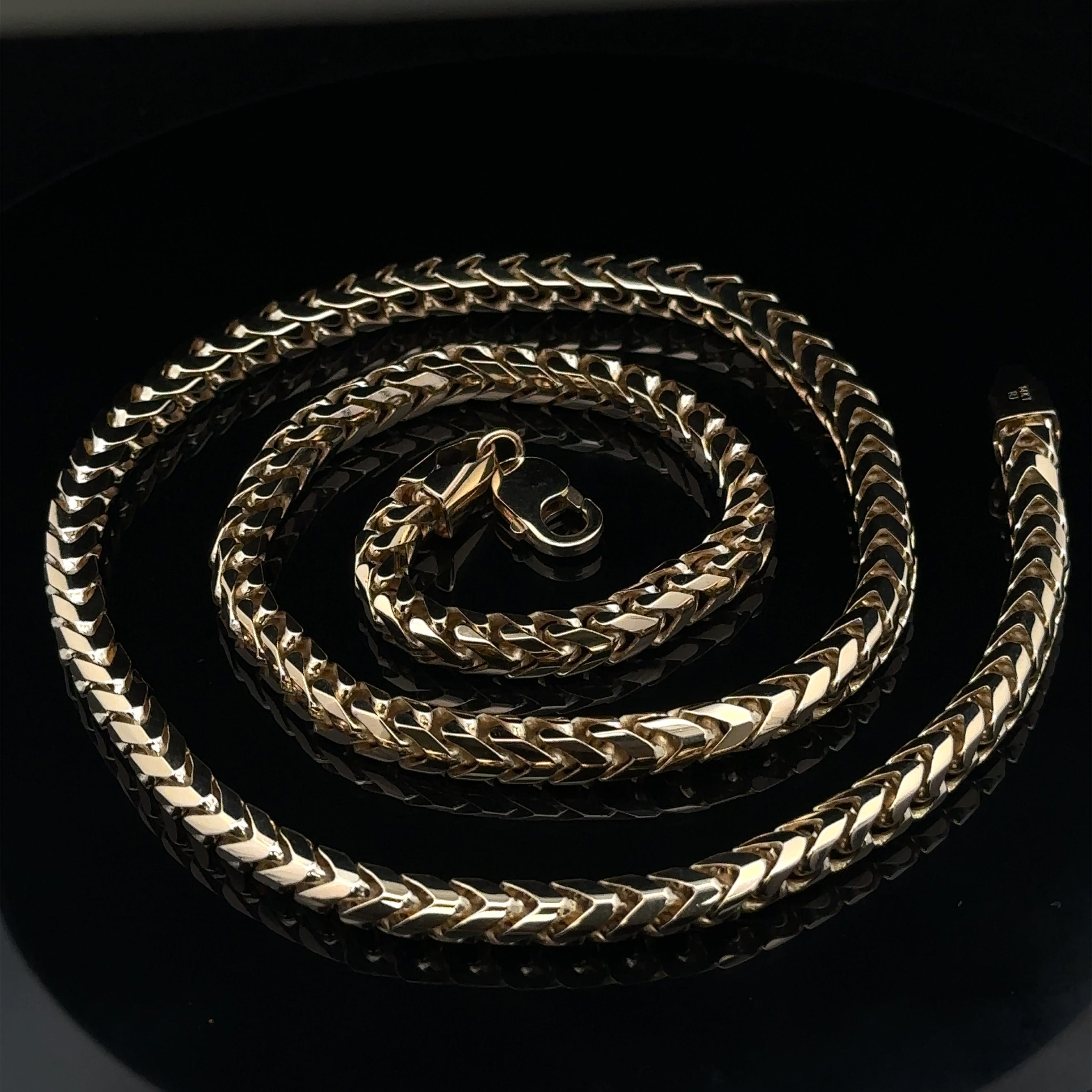 Women's or Men's Heavy Solid 14k Yellow Gold 24