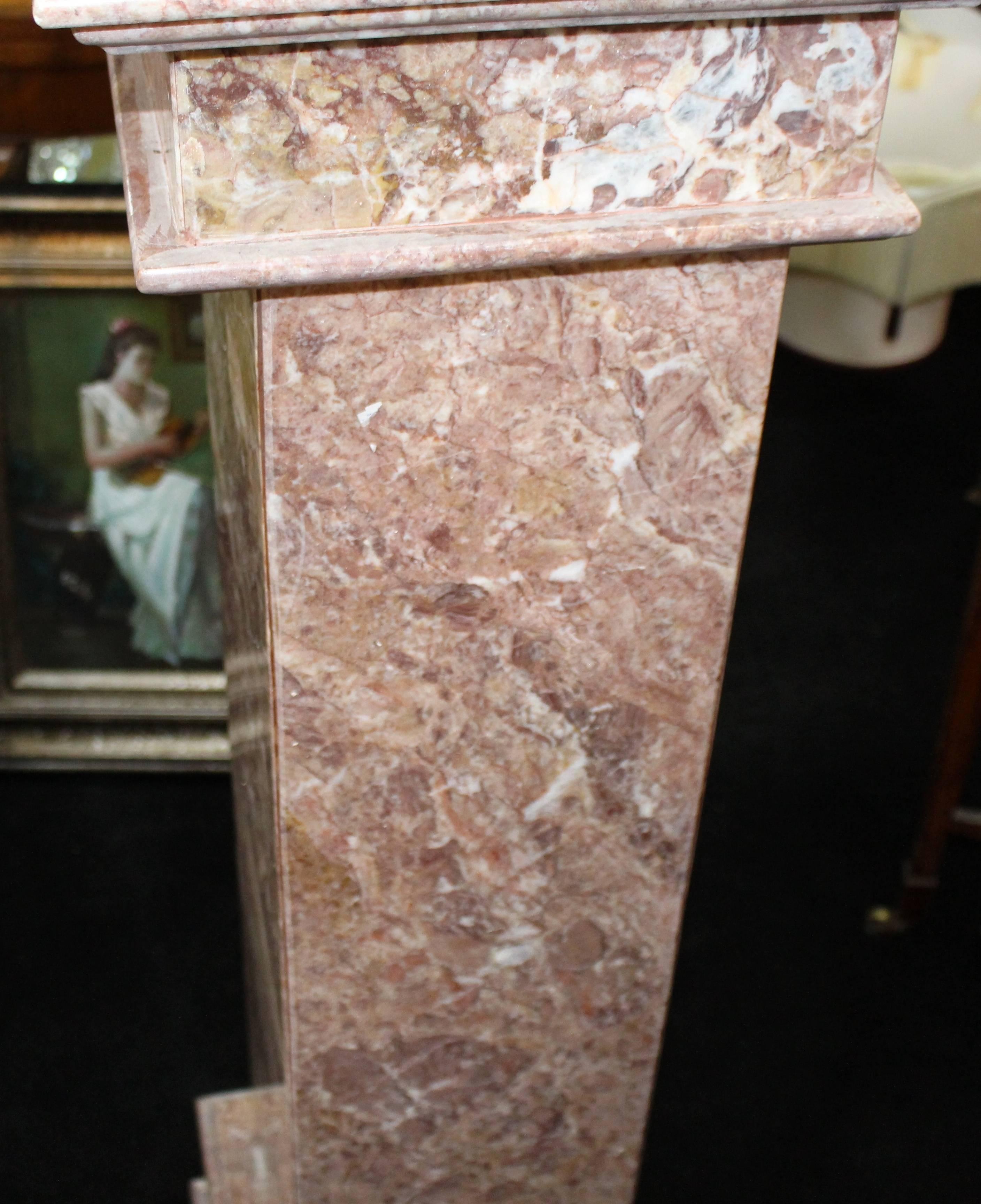 small marble pedestal