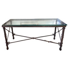 Heavy Steel Console Sofa Table