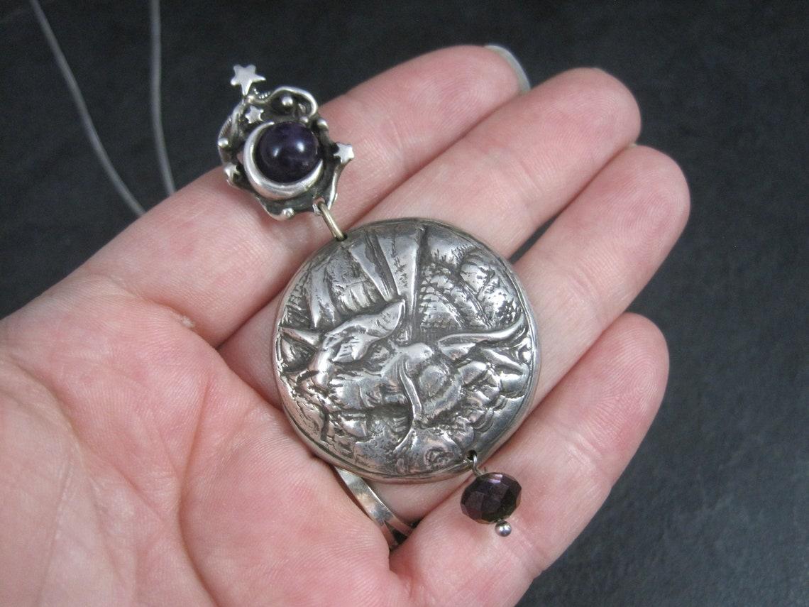 dragon amethyst necklace