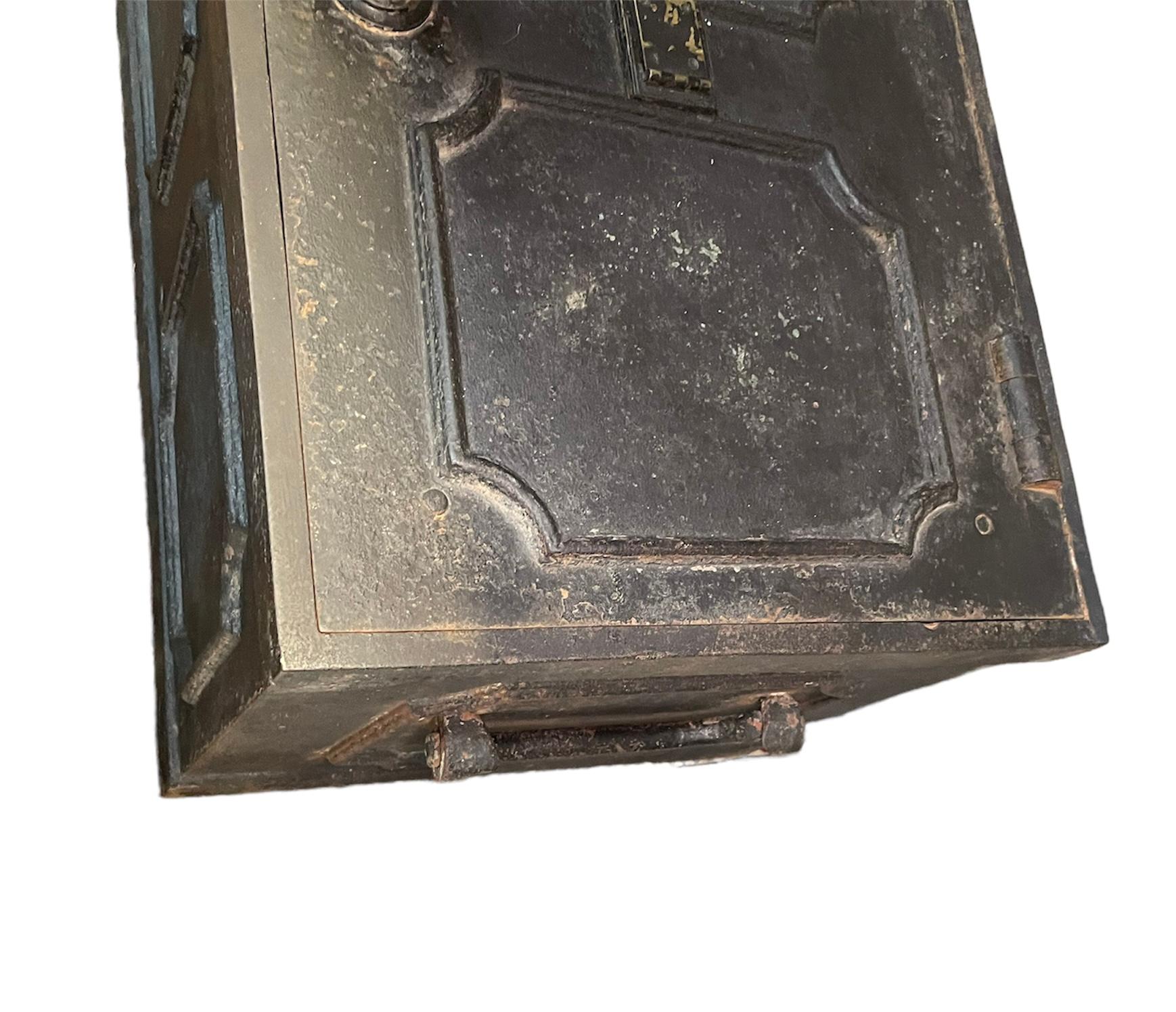 Heavy Storage/Safe Rectangular Iron Box For Sale at 1stDibs