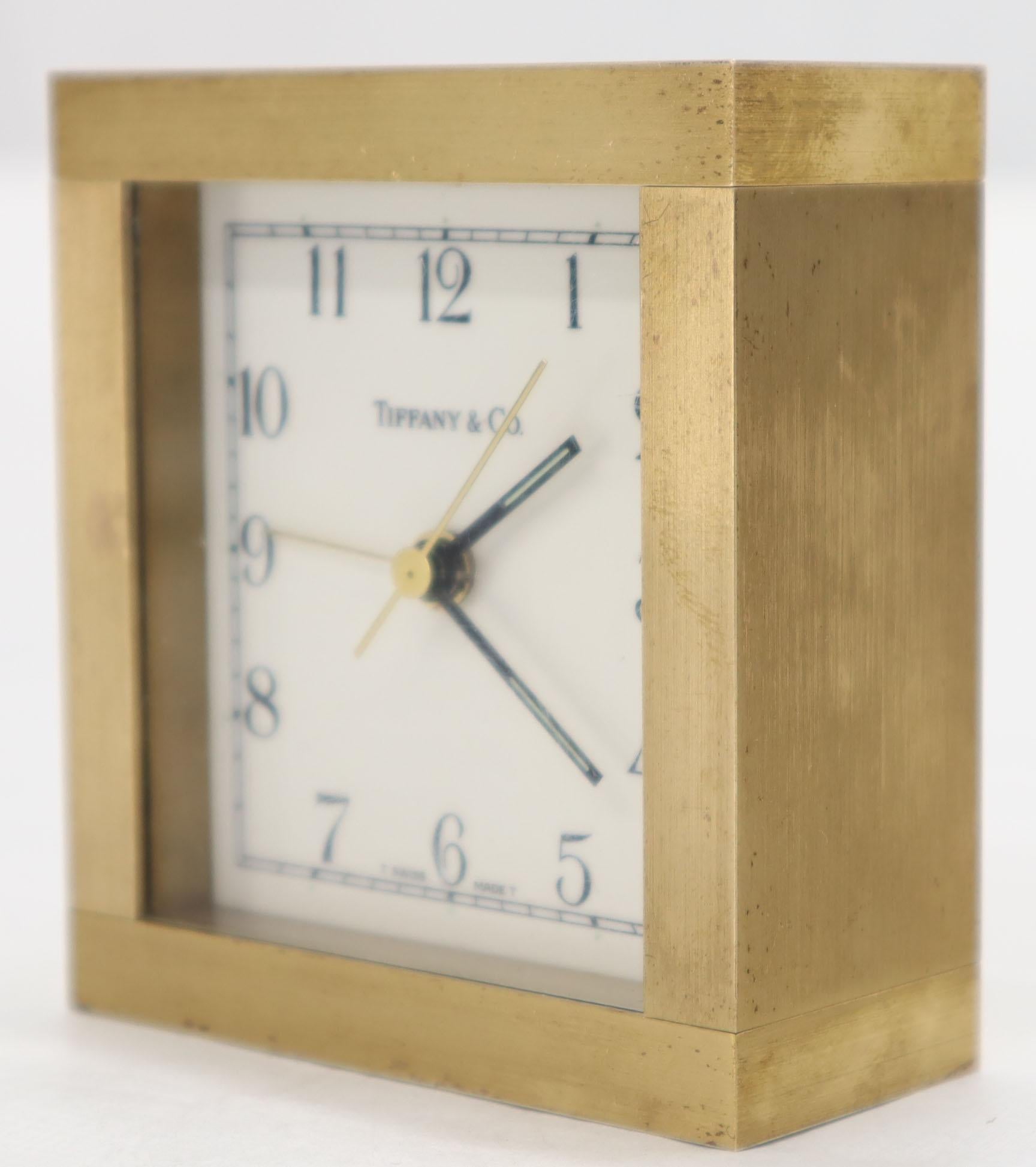 tiffany mantle clock