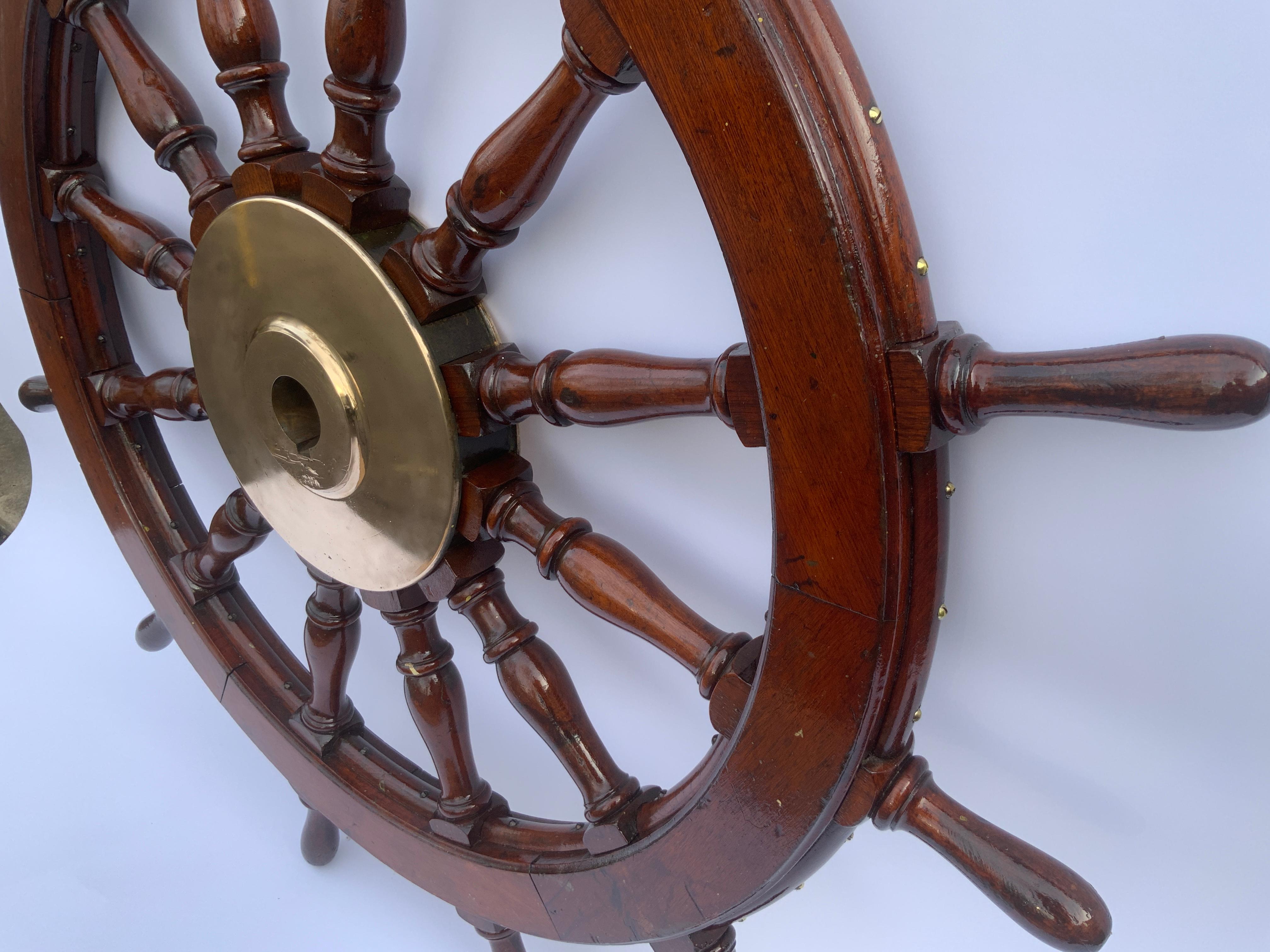 Heavy Twelve Spoke Ships Wheel For Sale 2
