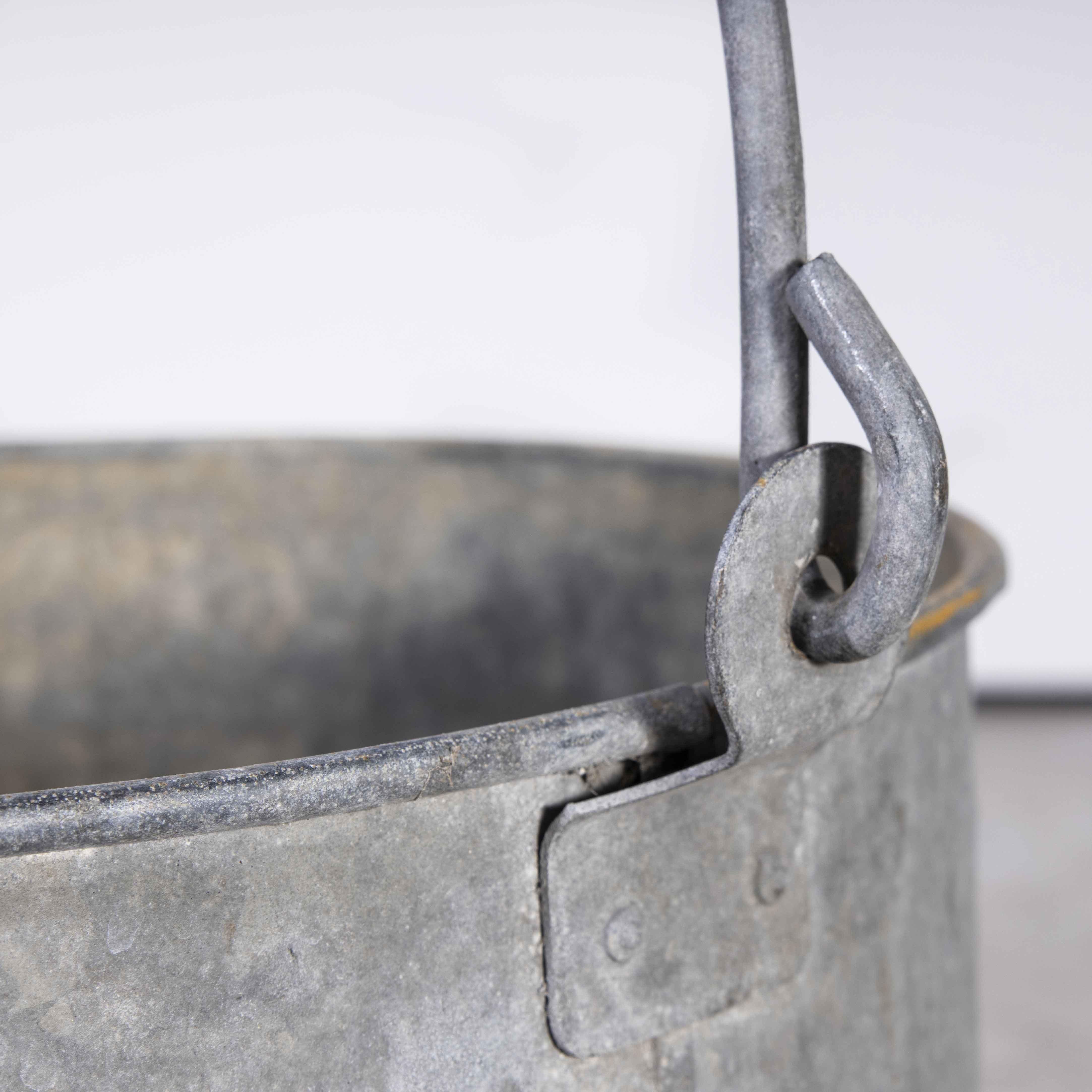 Steel Heavy Weight French Farm Feed Bucket For Sale