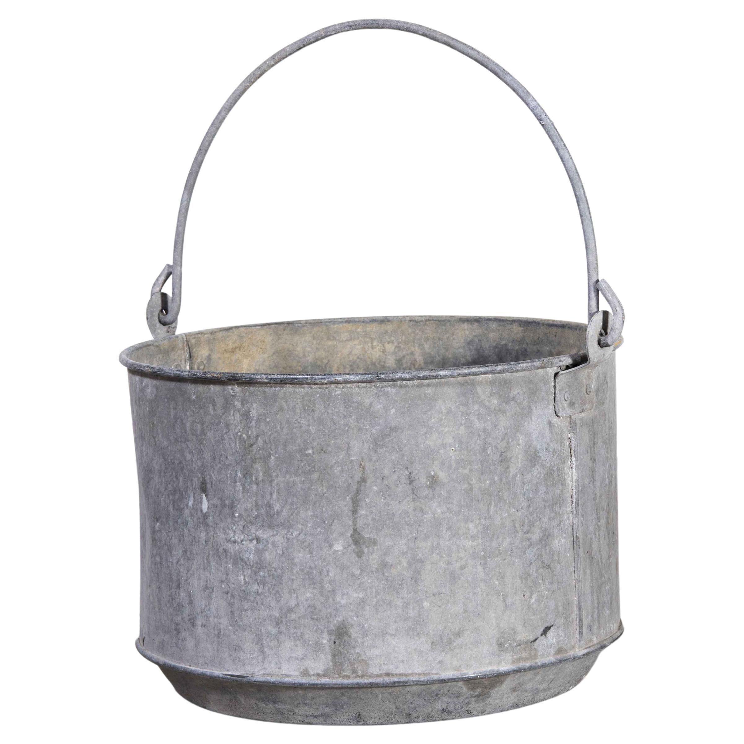Heavy Weight French Farm Feed Bucket For Sale