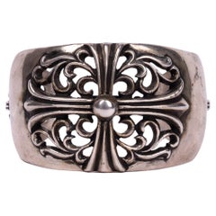 Heavyweight Extra Large Filigree Cross Cuff