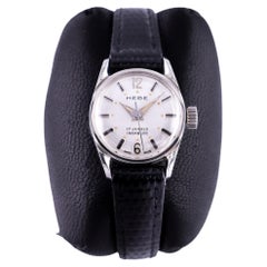 Retro Hebe Stainless Steel New Old Stock Condition Ladies Strap Watch, circa 1960s