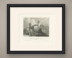 Hebron and the Tomb of Abraham, Antique View with Minarets, circa 1850