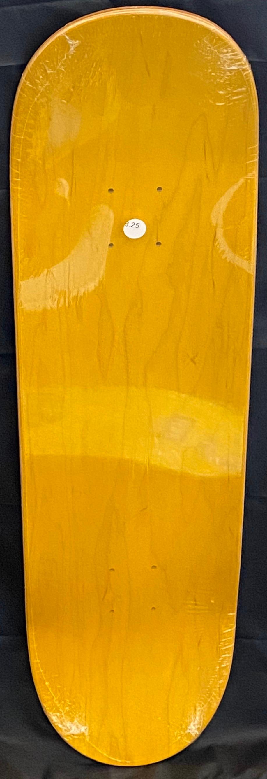 Hebru Brantley Flyboy skateboard deck (Hebru Brantley yellow flyboy)  1