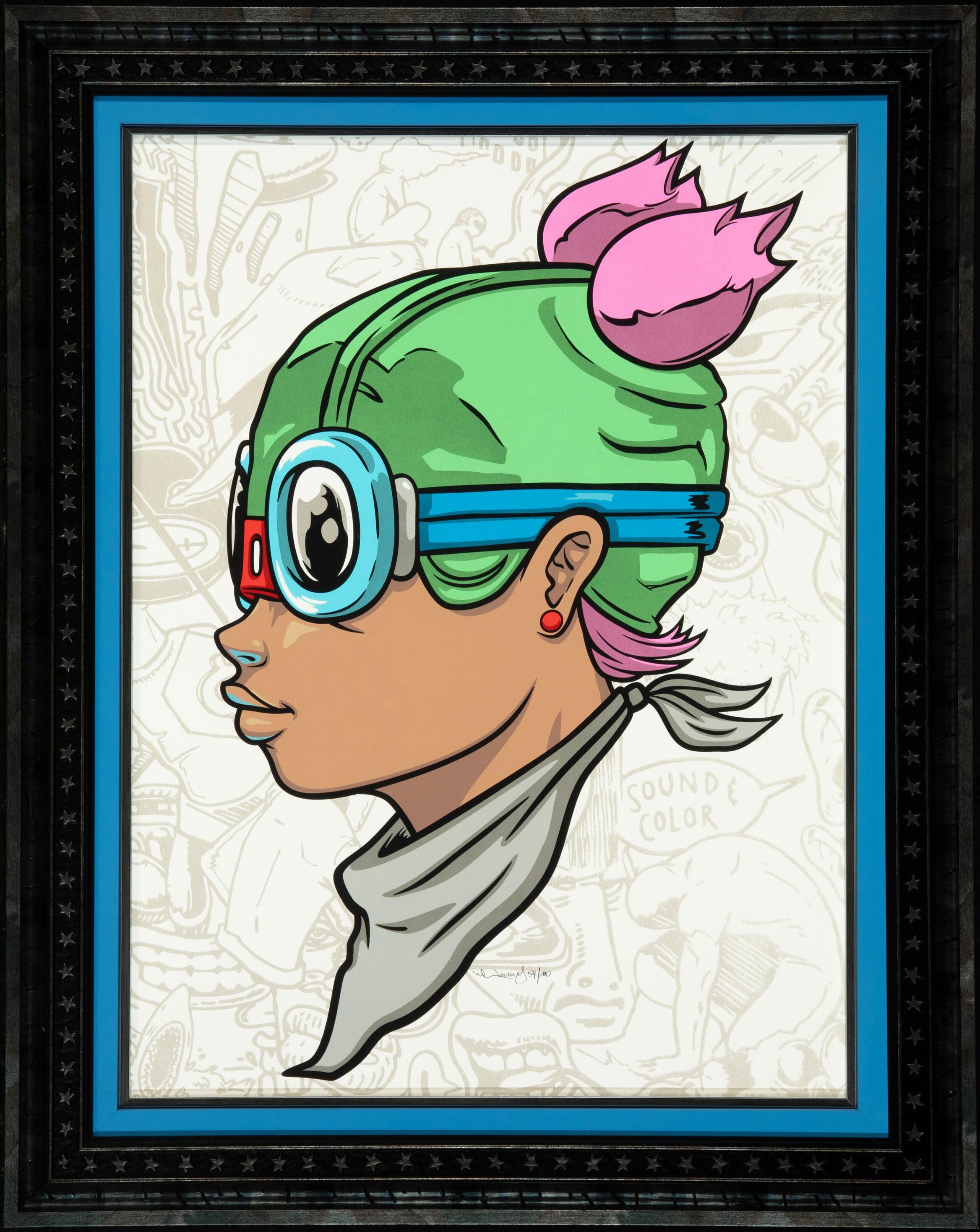 Beyond Kirby (Lil Momma), hand signed screen print