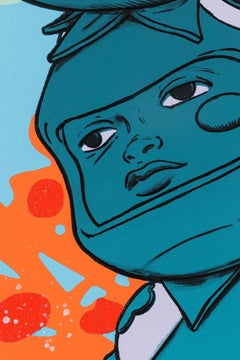 Hebru Brantley - 3 The Hard Way - Urban Graffiti Street Art