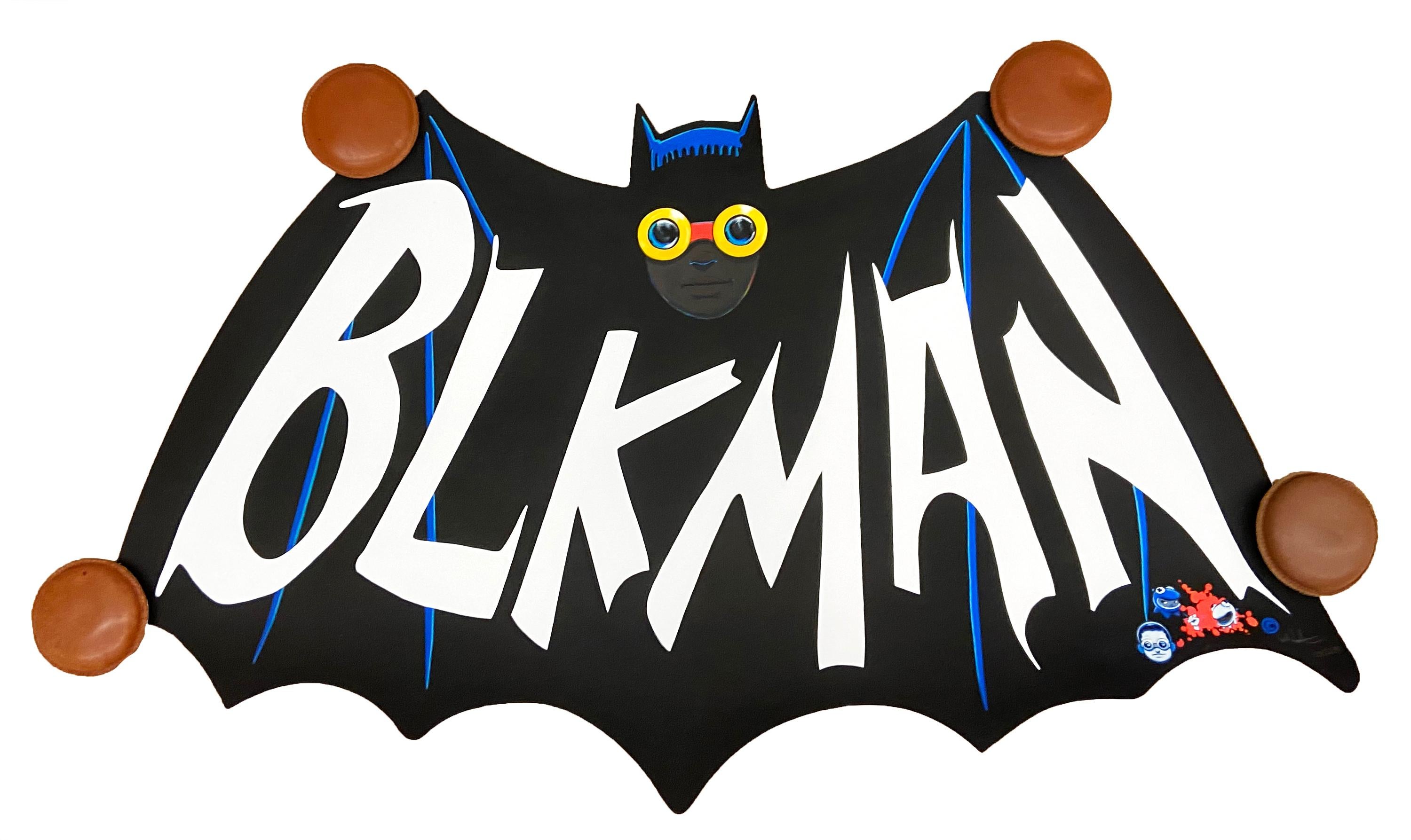 Hebru Brantley Calling All Cars print (Hebru Brantley Blk Man):
Hebru Brantley's brilliant take on Batman beautifully executed as a well-sized, aesthetically pleasing piece sure to standout in any setting. Hand-signed by the artist from an edition