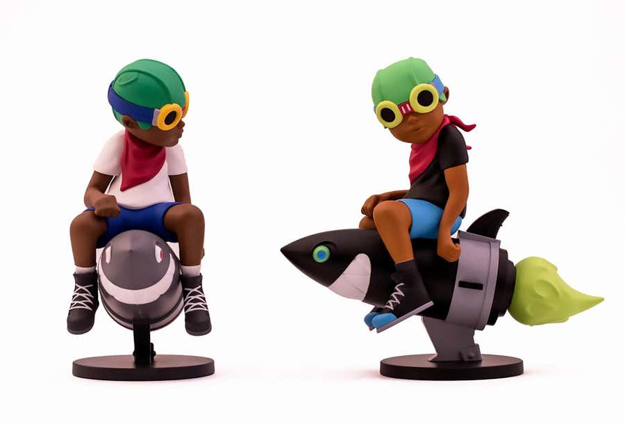 Hebru Brantley Flyboy Set of 2 (Hebru Brantley art toys)