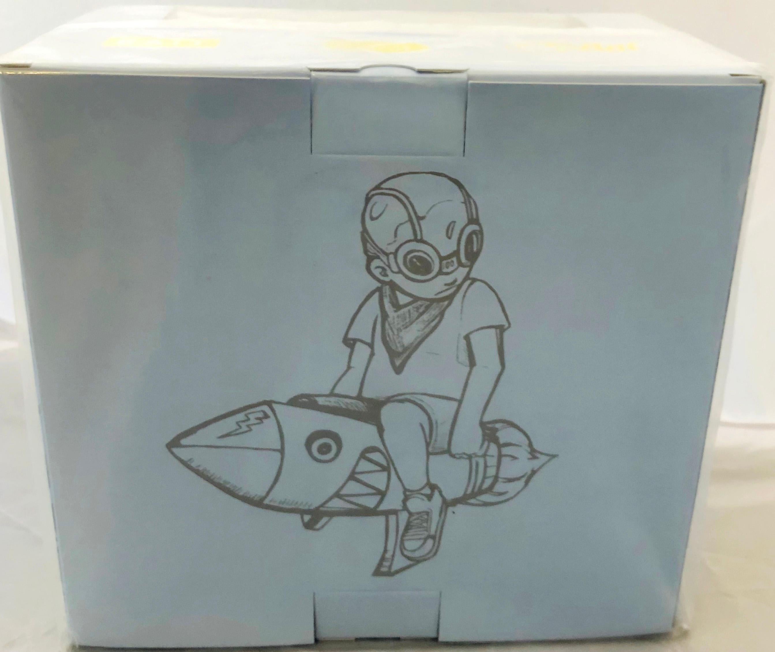 Hebru Brantley Flyboy negro y dorado (Hebru Brantley flyboy negro) en venta 3
