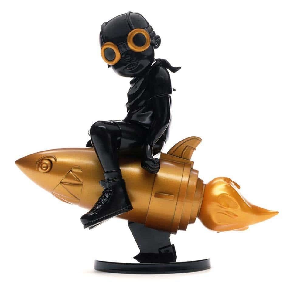 Ensemble de 4 Flyboy Hebru Brantley ( jouet d'art Hebru Brantley) en vente 3
