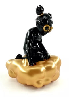 Hebru Brantley Gaia (Hebru Brantley Lil Mama as Gaia Black & Gold)