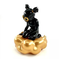 Hebru Brantley Gaia (Hebru Brantley Lil Mama as Gaia Black & Gold)
