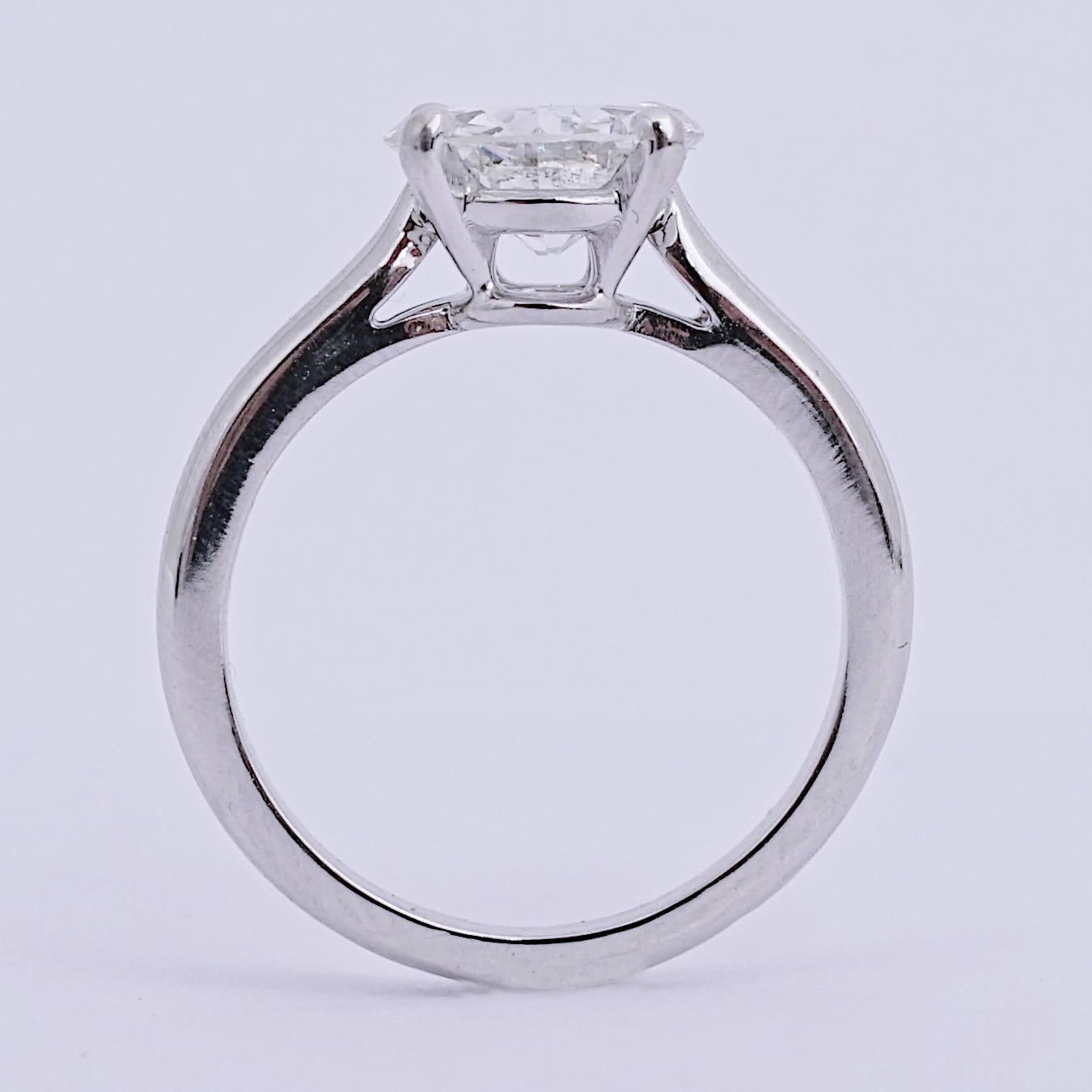 Old European Cut Hecate 1.92cts 'Cert' Old Mined Round Diamond Set in 18k Solitaire Ring For Sale