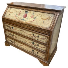 Heckman Furniture Painted Slant Front Secretary Desk - Late 20th Century