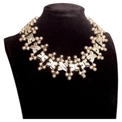 Hector Aguilar Collier feston en argent sterling 940