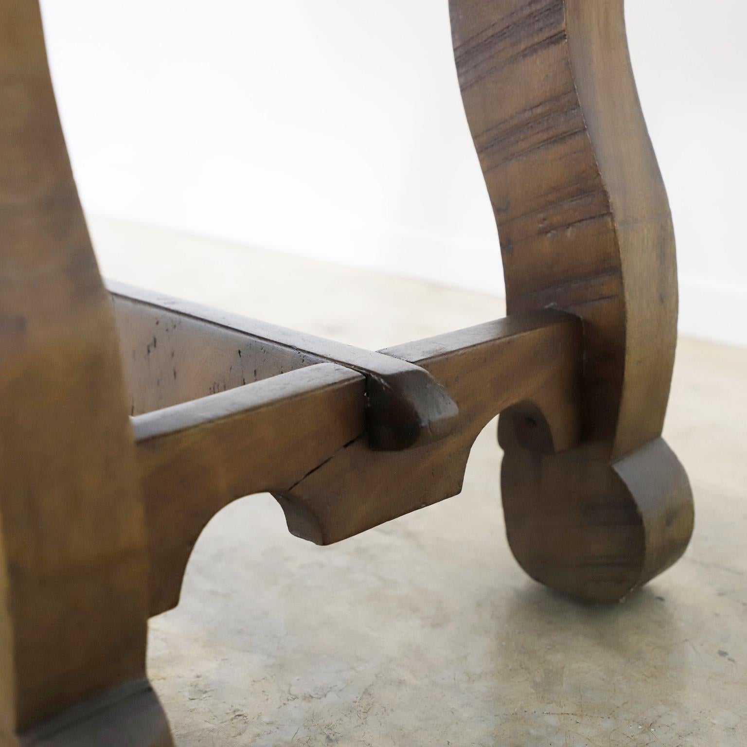 Industrial Hector Aguilar Center Table Made in Mezquite Wood For Sale