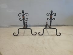 Héctor Aguilar Mexican Mid-Century Modern Iron Fireplace Tools
