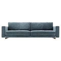 Hector Blue Sofa by Castello Lagravinese Studio