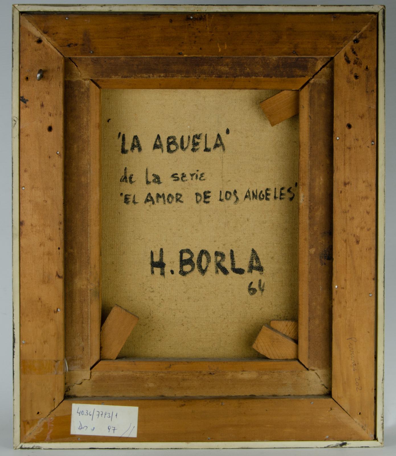 HECTOR BORLA (Vintage Argentinisches Ölgemälde, 1937) (Moderne der Mitte des Jahrhunderts) im Angebot