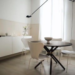 Hector Dark Oak Dining Table 105 by Eberhart Furniture