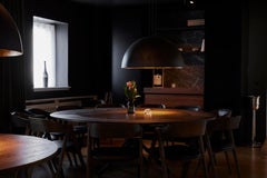 Hector Dark Oak Dining Table 140 by Eberhart Furniture