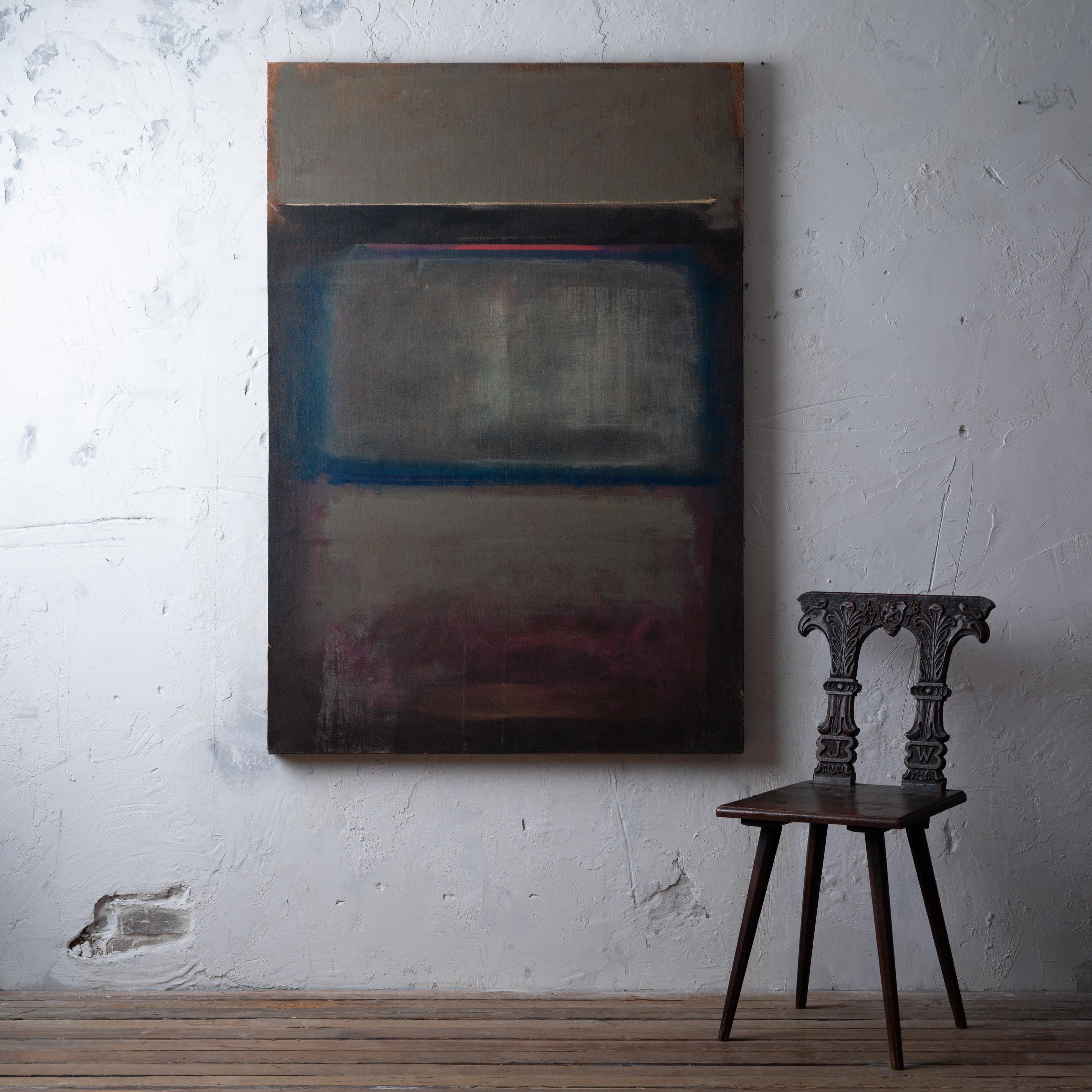 Hector Dewart Abstrakte Malerei (Moderne) im Angebot