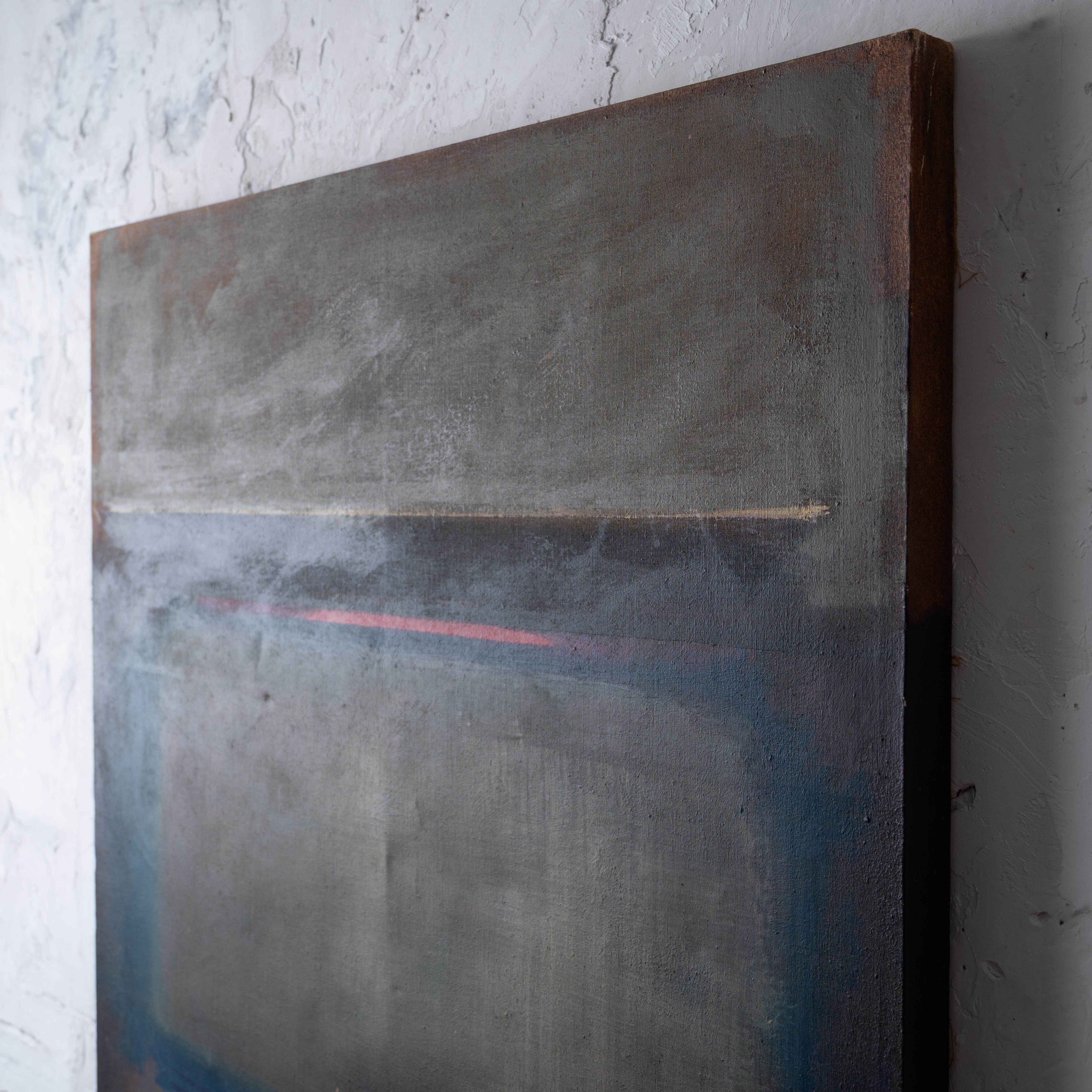 Hector Dewart Abstrakte Malerei (Leinwand) im Angebot